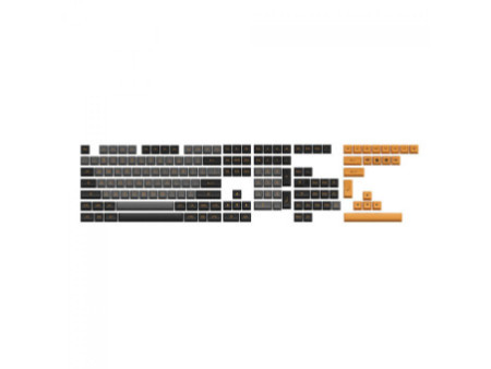 Keycaps Akko Black & Bronze, ASA, PBT, ANSI, 158 Teclas
