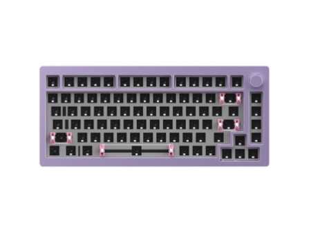 Base de Teclado Monsgeek M1, Aluminio, Hot-Swappable, RGB, Purple
