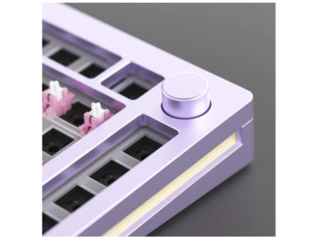 Base de Teclado Monsgeek M1, Aluminio, Hot-Swappable, RGB, Purple