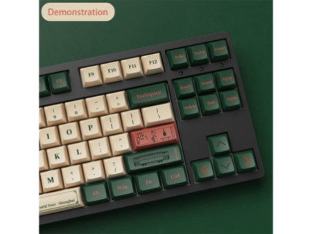 Keycaps Akko World Tour-Shanghai, JDA, PBT, ANSI, 136 Teclas