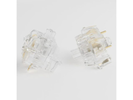 Switch Para Teclado Mecânico Akko Crystal, Linear, Kit com 45 Unidades
