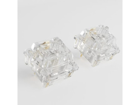 Switch Para Teclado Mecânico Akko Crystal, Linear, Kit com 45 Unidades