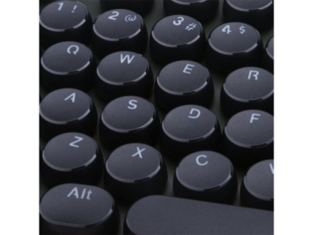 Keycaps Redragon A106, ABS, ANSI, Double Shot, Black, 104 Teclas