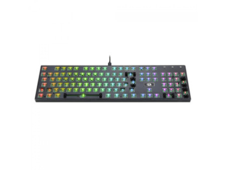 Base Para Teclado Mecânico Gamer Devarajas-Barebore, RGB, Black, RD-BBK556