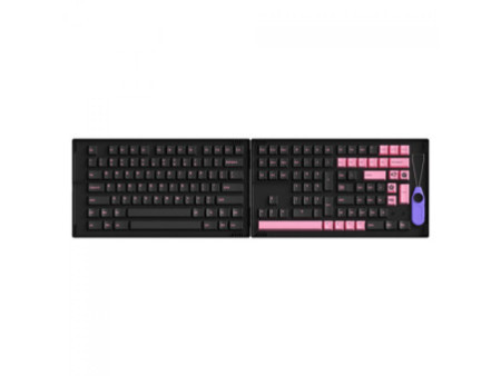 Keycaps Akko Black & Pink The Dancer Version, Cherry, PBT, ANSI, 229 Teclas