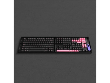 Keycaps Akko Black & Pink The Dancer Version, Cherry, PBT, ANSI, 229 Teclas
