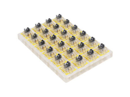Switch Para Teclado Mecânico Redragon, Linear, Kit Com 24 Unidades, Bullet S, A113S