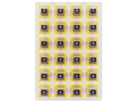 Switch Para Teclado Mecânico Redragon, Linear, Kit Com 24 Unidades, Bullet S, A113S