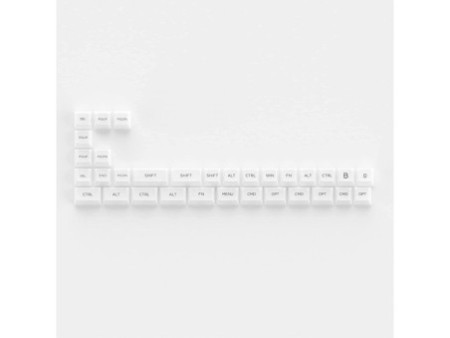 Keycaps Akko Clear Transparent White, ASA, PC, ANSI, 155 Teclas