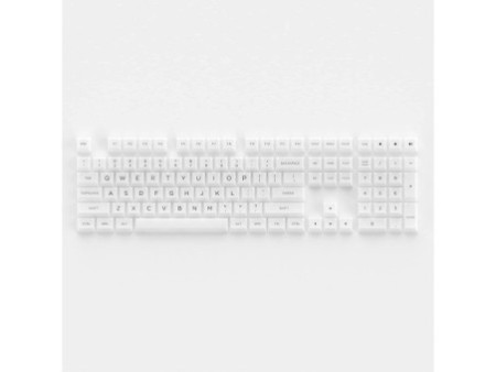 Keycaps Akko Clear Transparent White, ASA, PC, ANSI, 155 Teclas