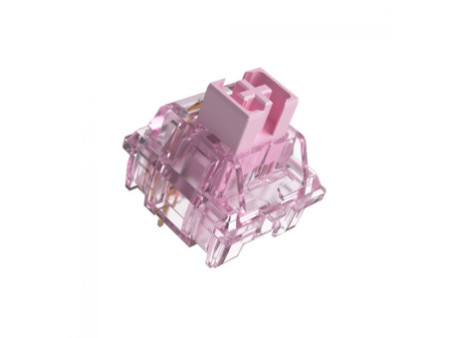 Switch Para Teclado Mecânico Akko, Linear, Kit Com 45 Unidades, Jelly Pink