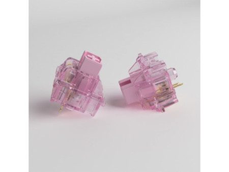Switch Para Teclado Mecânico Akko, Linear, Kit Com 45 Unidades, Jelly Pink