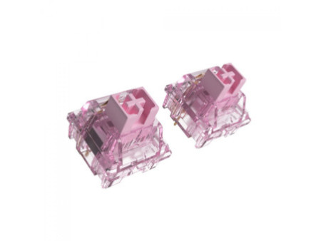 Switch Para Teclado Mecânico Akko, Linear, Kit Com 45 Unidades, Jelly Pink