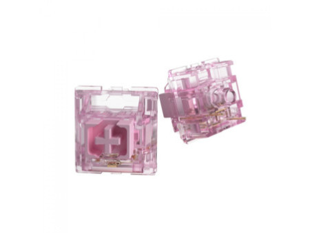Switch Para Teclado Mecânico Akko, Linear, Kit Com 45 Unidades, Jelly Pink