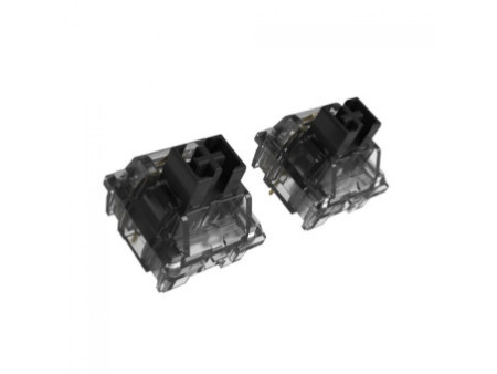 Switch Para Teclado Mecânico Akko, Linear, Kit Com 45 Unidades, Jelly Black