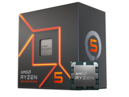Processador AMD Ryzen 5 7600, 3.8GHz (5.1GHz Turbo), 6-Cores 12-Threads, AM5, Com Cooler AMD Wraith Stealth, 100-100001015BOX