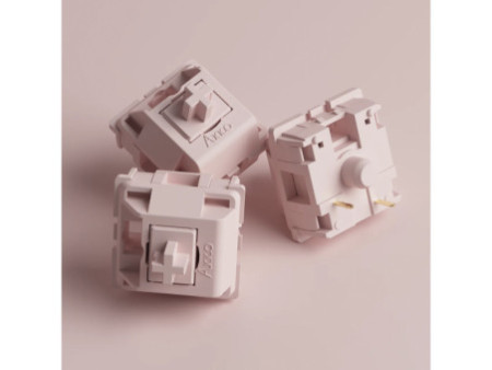 Switch Para Teclado Mecânico Akko POM, Linear, Kit Com 45 Unidades, Pink
