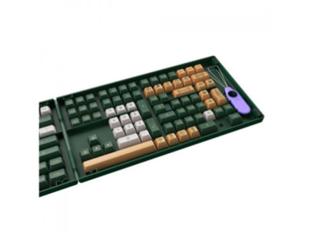 Keycaps Akko World Tour London, ASA, PBT, ANSI, 198 Teclas