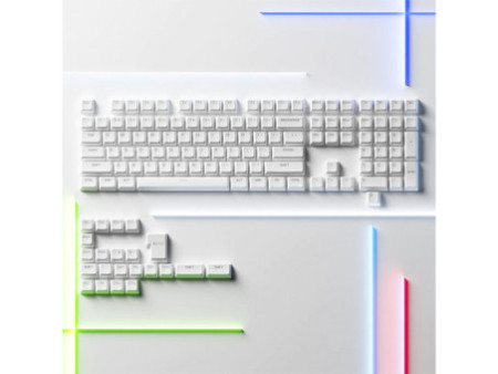 Keycaps Akko Profile Asa, PBT, ASA, 131 Teclas, White