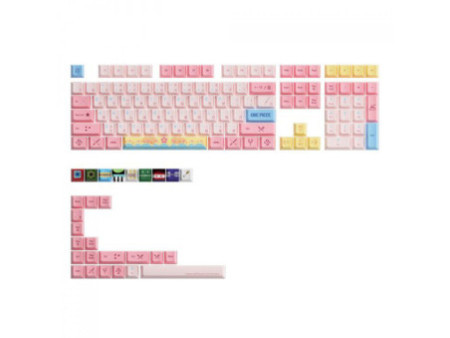 Keycaps Akko One Piece Wano Country, PBT, ANSI, 136 Teclas