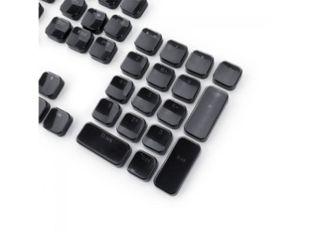 Keycaps Redragon A107, PBT, ANSI, Double Shot, Black, 104 Teclas