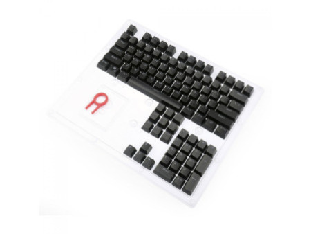Keycaps Redragon A111, PBT, ANSI, Double Shot, Black, 104 Teclas