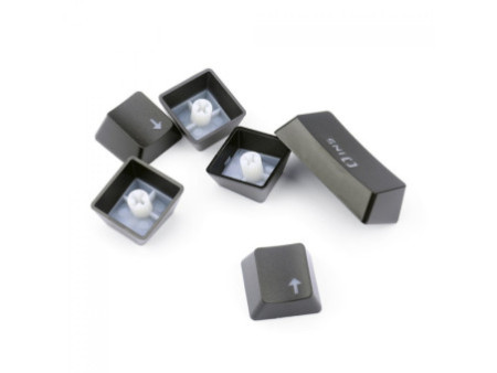 Keycaps Redragon A111, PBT, ANSI, Double Shot, Black, 104 Teclas