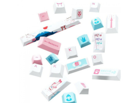 Keycaps Akko World Tour Tokyo R2 SE English, Cherry, PBT, ANSI, 185 Teclas