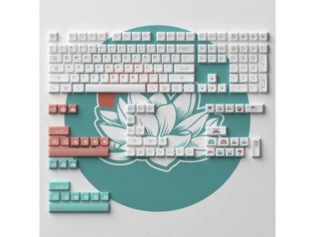 Keycaps Akko Profile Red Fuji, JDA, ANSI, 161 Teclas