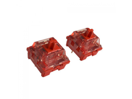 Switch Para Teclado Mecânico Akko, Linear, Kit Com 45 Unidades, Radiant Red