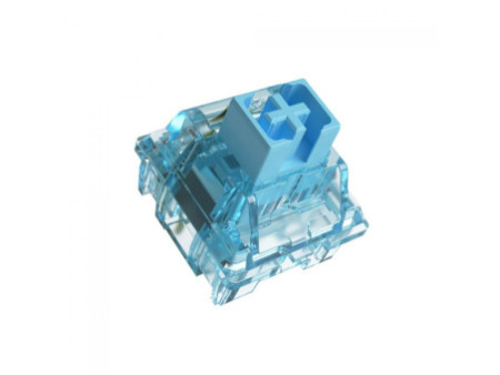 Switch Para Teclado Mecânico Akko, Tactile, Kit Com 45 Unidades, Jelly Blue