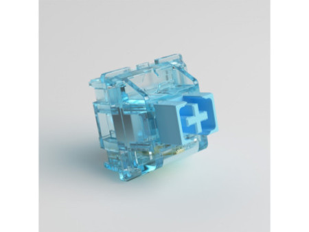 Switch Para Teclado Mecânico Akko, Tactile, Kit Com 45 Unidades, Jelly Blue