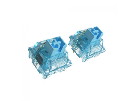 Switch Para Teclado Mecânico Akko, Tactile, Kit Com 45 Unidades, Jelly Blue