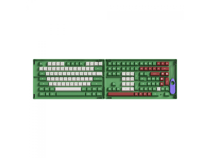 Keycaps Akko Matcha Red Bean, ASA, PBT, ANSI, 158 Teclas Keycaps Akko Matcha Red Bean, ASA, PBT, ANSI, 158 Teclas