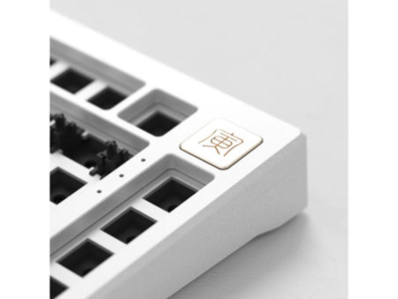 Base de Teclado Akko DIY, 82 Teclas, Pearl White, MOD006