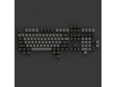 Keycaps Akko Sal Black e Gold, ABS, ANSI, 195 Teclas