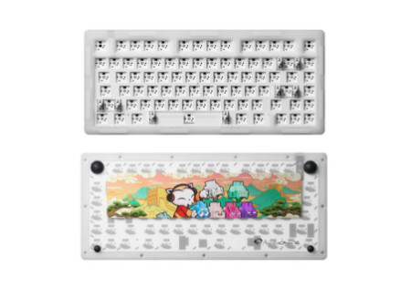 Base de Teclado Akko DIY ACR Pro 75 Kit, 75 Teclas, White