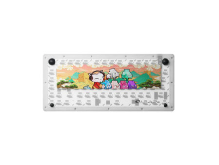 Base de Teclado Akko DIY ACR Pro 75 Kit, 75 Teclas, White