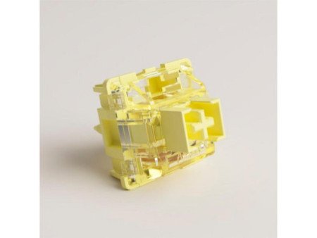 Switch Para Teclado Mecânico Akko V3 Pro Switches, Linear, Kit Com 45 Unidades, Cream Yellow Pro