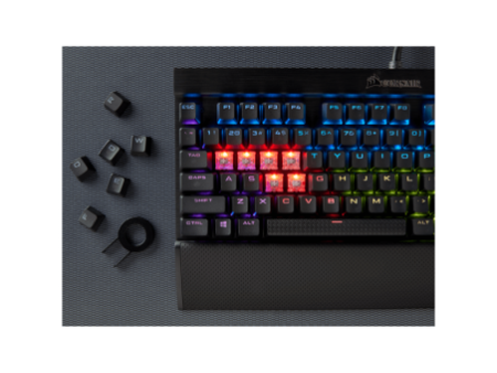 Conjunto Completo de Teclas Corsair PBT Double-Shot, Black, CH-9000235-WW
