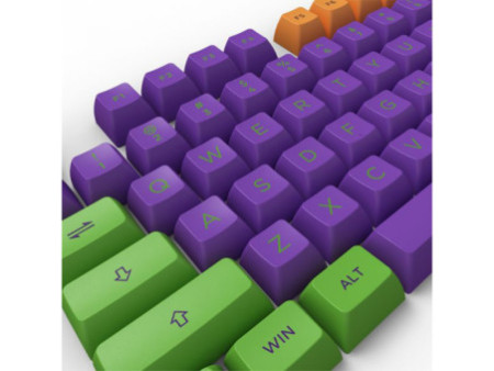 Keycaps Akko Eva-01 Themed, ASA, PBT, ANSI, 158 Teclas