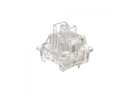 Switch Para Teclado Mecânico Akko V3 Pro Switches, Linear, Kit Com 45 Unidades, Crystal Pro