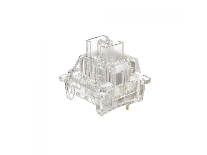 Switch Para Teclado Mecânico Akko V3 Pro Switches, Linear, Kit Com 45 Unidades, Crystal Pro