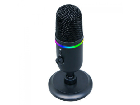 Microfone Gamer SuperFrame Voice, RGB, USB, Black, MSF-VOICE-RGB