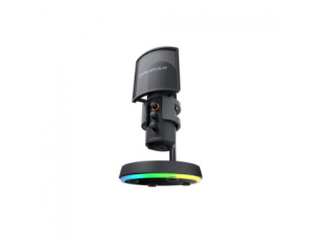 Microfone Gamer Cougar Screamer-X, RGB, USB, Preto