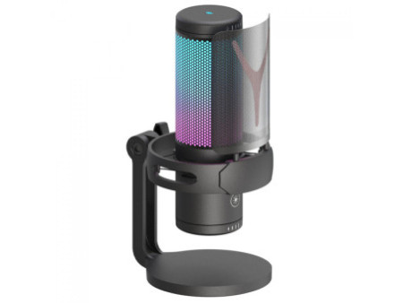Microfone Gamer Redragon Fenris, RGB, Condensador, Com Shock Mount, Preto, GM301
