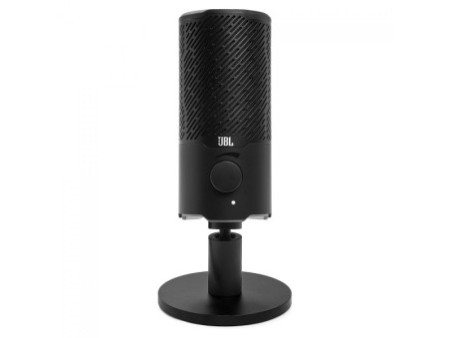 Microfone JBL Quantum Stream, RGB, Otimizado pra PC/MAC/PS5/PS4/Nintendo Switch, Metálico, JBLQSTREAMBLK