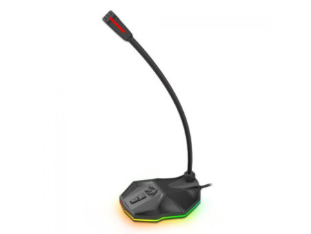 Microfone Strix Redragon, RGB, USB, Preto, GM-99