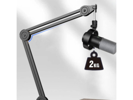 Suporte Para Microfone Fifine BM63, Ajustável, Black