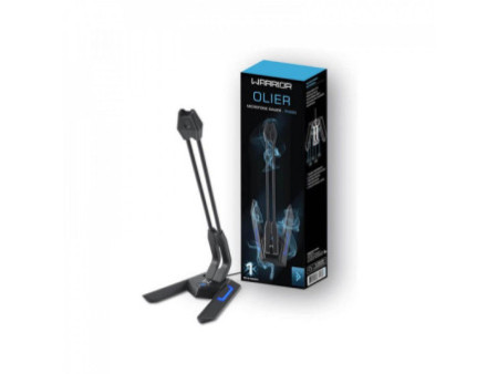 Microfone Gamer Multilaser Warrior Olier PH255, Led, Base Aderente, Black